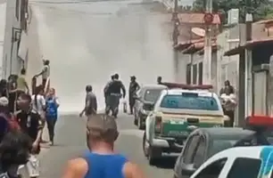 Colégio Avançado é atingido por incêndio (Foto: Reprodução/Rede Social)
