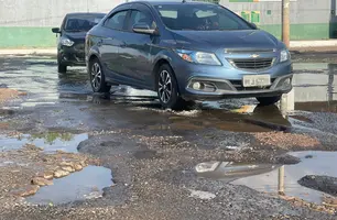 Cruzamento entre as avenidas Dr. Aires Neto e Alaídes Paz do Nascimento (Foto: Tiago Moura / Conecta Piauí)