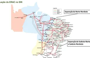 Dados sobre as interligações de energia no Brasil (Foto: Divulgação/ ONS)