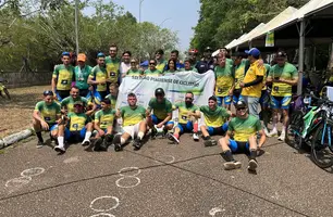 Delegação de Ciclismo do Piauí (Foto: Reprodução)