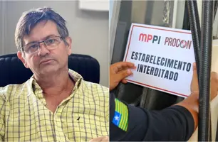 DESTAQUE Interdição de bombas em postos de combustíveis (Foto: Reprodução)