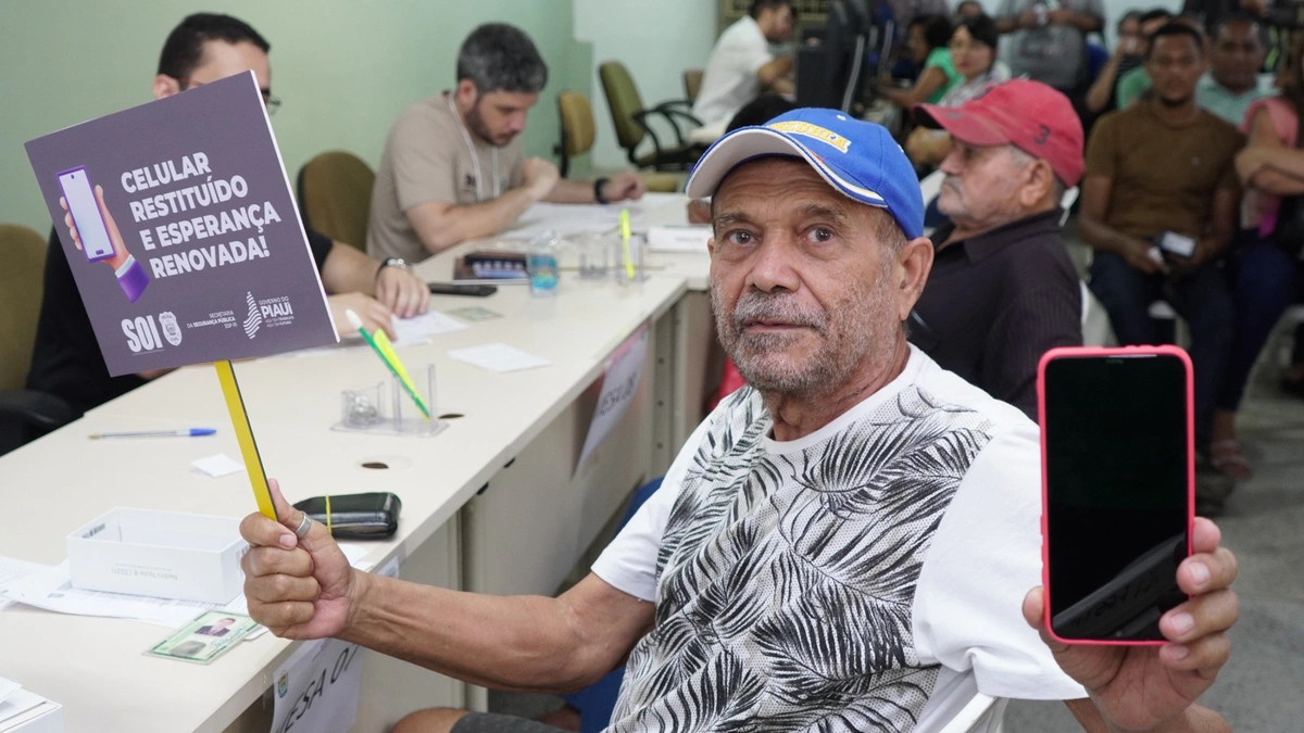 Devolução de celulares apreendidos pela SSP