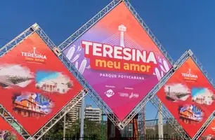 Estrutura do evento Teresina Meu Amor (Foto: Reprodução)