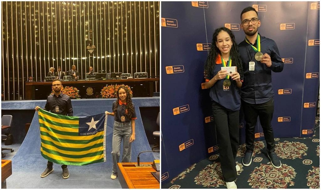 Estudante de Anísio de Abreu representa o Piauí no Programa Jovem Senador, em Brasília