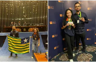 Estudante de Anísio de Abreu representa o Piauí no Programa Jovem Senador, em Brasília (Foto: Reprodução)