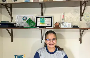 Évilyn Crystine Alves Machado, (Foto: Divulgação/Seduc)