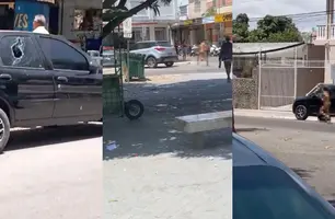 Homem é flagrado nu (Foto: Reprodução)