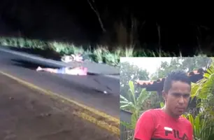 Homem morre após ter cabeça esmagada em acidente na BR 343 (Foto: Reprodução)