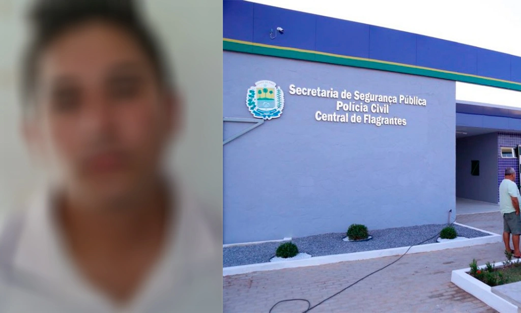Homem preso em Parnaíba