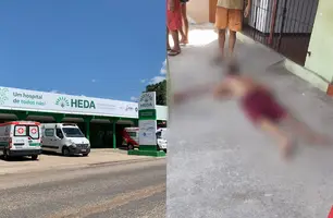 Jovem é baleado em assalto (Foto: Conecta Piauí)