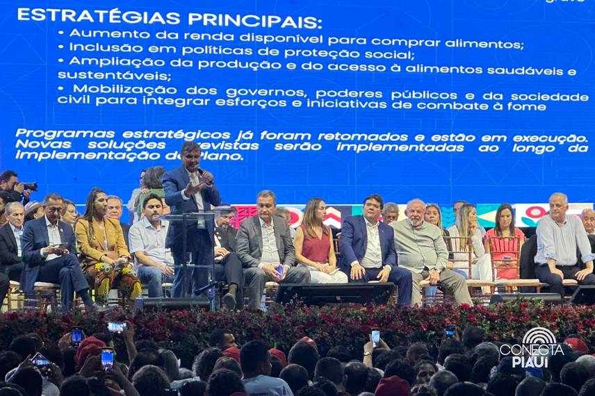 Lula visita Teresina para lançar programa Brasil sem Fome no Piauí