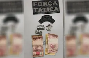 Material apreendido (Foto: Divulgação/ PM-PI)