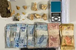 Material apreendido (Foto: Divulgação/PM)