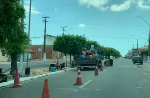 Novos radares de velocidade são instalados em Parnaíba (Foto: Renato Carlos / Conecta Piauí)