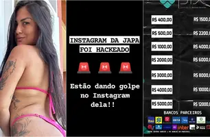 Perfil da cantora Japa foi hackeado (Foto: Reprodução)