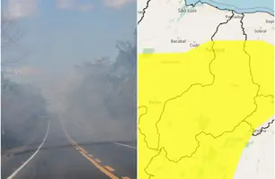 Piauí alerta para possíveis danos a saúde por causa de baixa umidade (Foto: Jhone Sousa / Inmet)