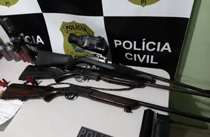 Polícia prende acusado de comércio ilegal de armas e animais silvestres no Piauí (Foto: Reprodução/PC-PI)