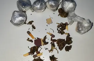 Policiais penais prendem mulher com drogas durante visita na Cadeia Pública de Altos (Foto: Divulgação/PC-PI)