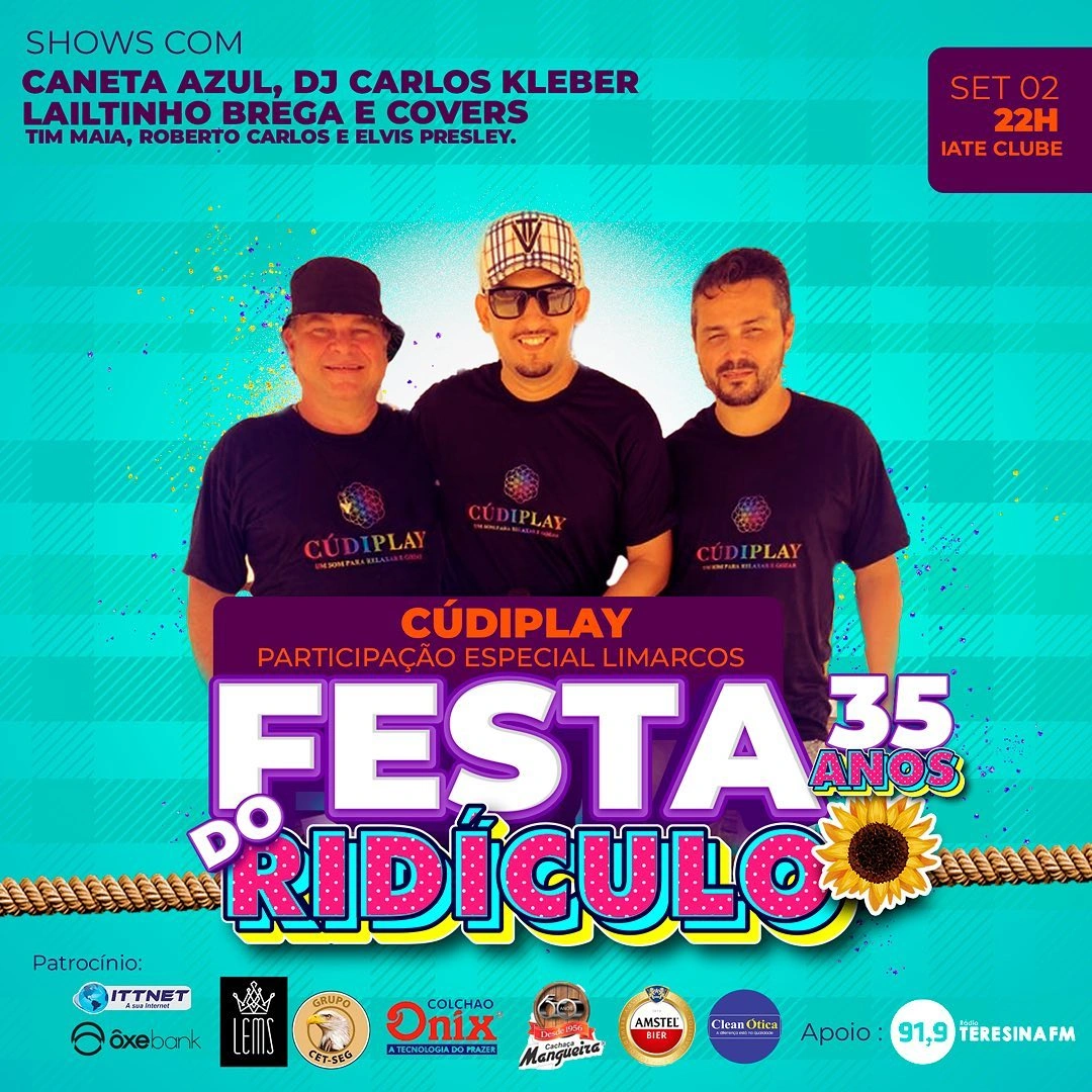 Programação da Festa do Ridículo