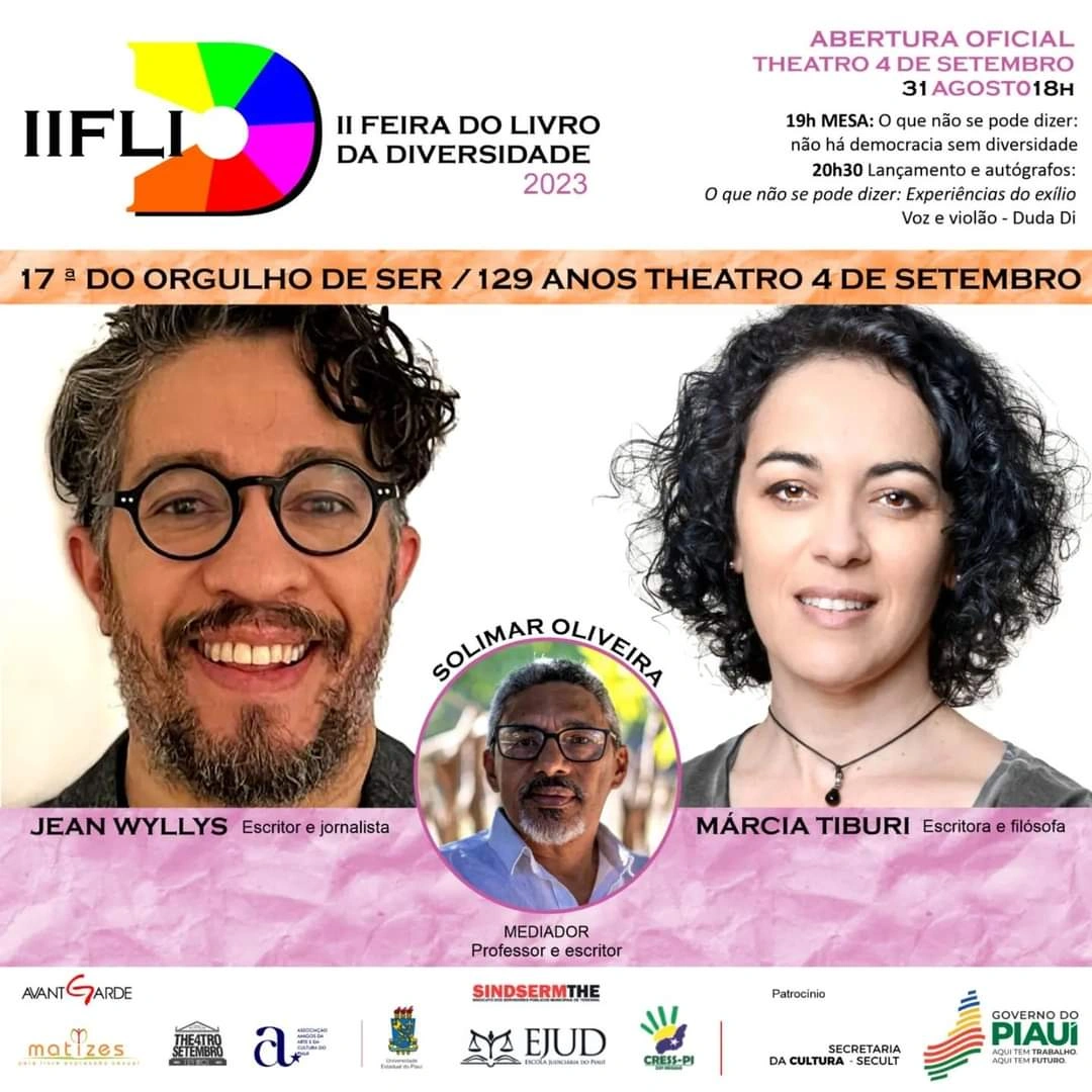 Programação da II Feira do Livro da Diversidade