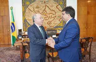 Rafael Fonteles e ministro Mauro Vieira (Foto: Reprodução)