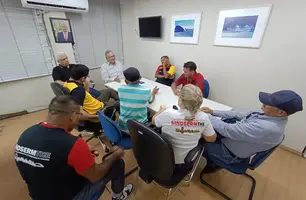 Reunião da Sindserm com Admilson Brasil na última quinta-feira (03) (Foto: Divulgação)