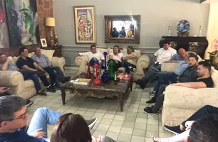 Senador Ciro Nogueira faz almoço com aliados (Foto: Gabriel Prado/ Conecta Piauí)