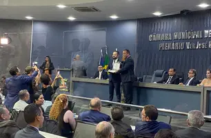 Solenidade na Câmara Municipal de Teresina (Foto: Lourrany Meneses / Conecta Piauí)