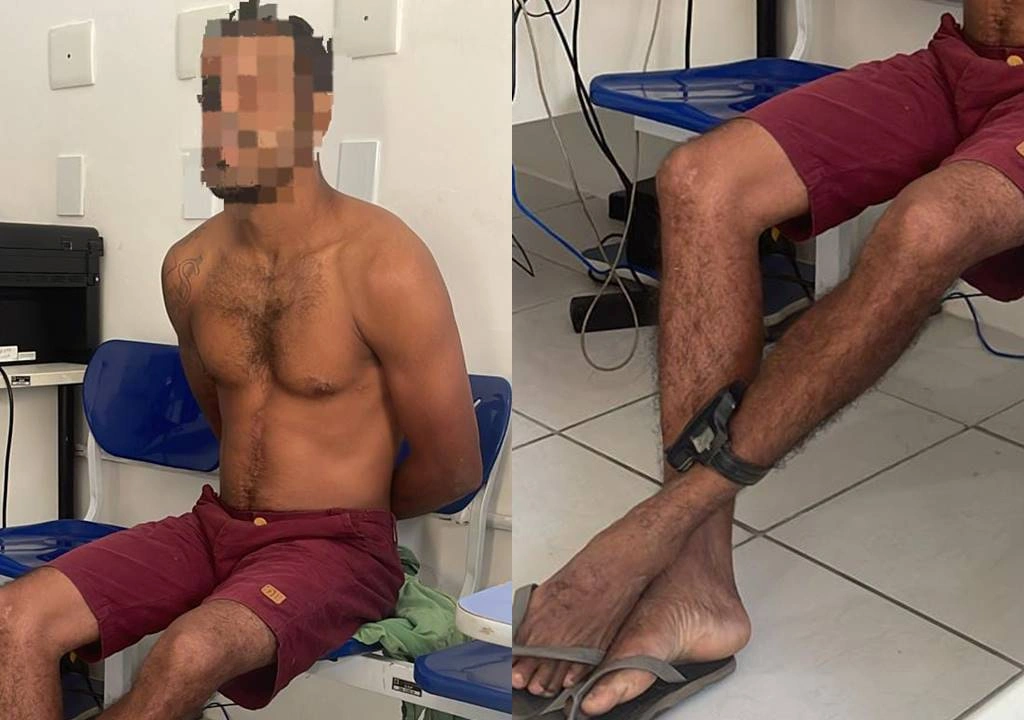 Suspeito preso