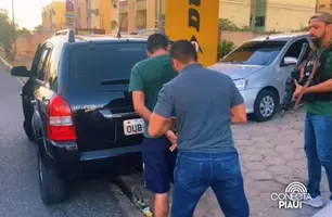 Suspeito preso (Foto: Conecta Piauí)