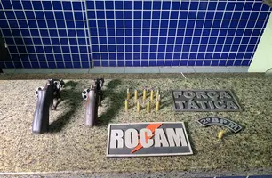 Suspeito preso (Foto: Renato Carlos/Conecta Piauí)