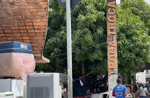 Troca-Troca, no Centro de Teresina (Foto: Tiago Moura/Conecta Piauí)