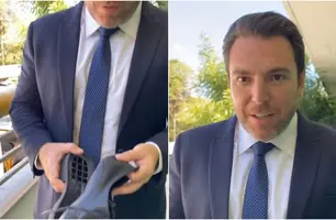 Vereador Markim Costa compartilhou o episódio em suas redes sociais (Foto: Reprodução)