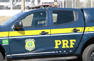 Viatura da PRF-PI (Foto: Stefanny Sales / Conecta Piauí)