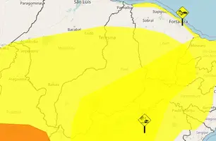 Alerta amarelo para o Piauí (Foto: Print/Inmet/Conecta Piauí)