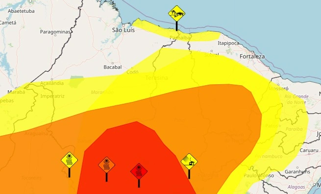 Alertas para o Piauí