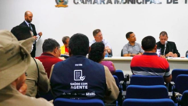 Audiência pública com agentes de saúde