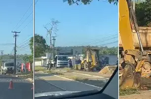 Bairros de Teresina ficam sem água devido obras (Foto: Reprodução)