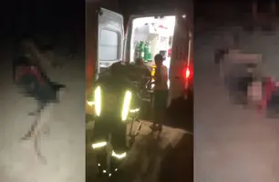 Cabeleireiro é espancado e deixado em grotão sem roupa na zona Sul de Teresina (Foto: Reprodução)