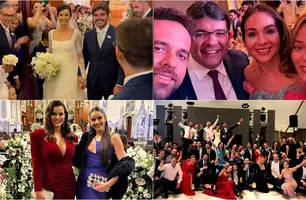 Casamento Joana Portella e Laercio Feitosa (Foto: Reprodução)