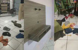 Criminosos invadem residência, rende família e levam objetos na zona Sul de THE (Foto: Reprodução)