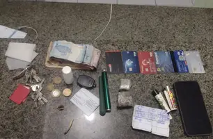 Drogas são apreendidas em operação da polícia militar em Parnaíba (Foto: Conecta Piauí)
