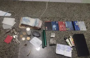 Drogas são apreendidas em operação da polícia militar em Parnaíba (Foto: Conecta Piauí)