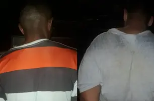 Dupla presa pela polícia (Foto: Reprodução)