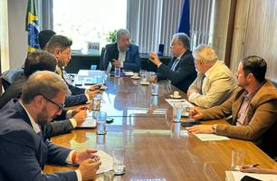 Florentino se reune com ministro (Foto: Reprodução) Florentino se reune com ministro (Foto: Reprodução)