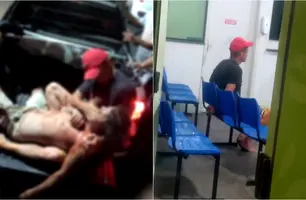 Homem é esfaqueado em Parnaíba (Foto: Reprodução)