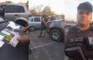 Homem que roubou celulares em processo de compra é preso no Atacadão em Teresina (Foto: Reprodução)