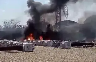 Incêndio atinge Chesf (Foto: Reprodução)