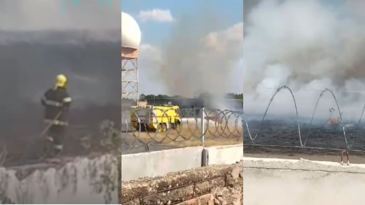 Incêndio no bairro Aeroporto