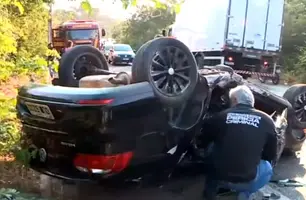 Jovem morre em acidente na BR-343 (Foto: Reprodução / TV Cidade Verde)